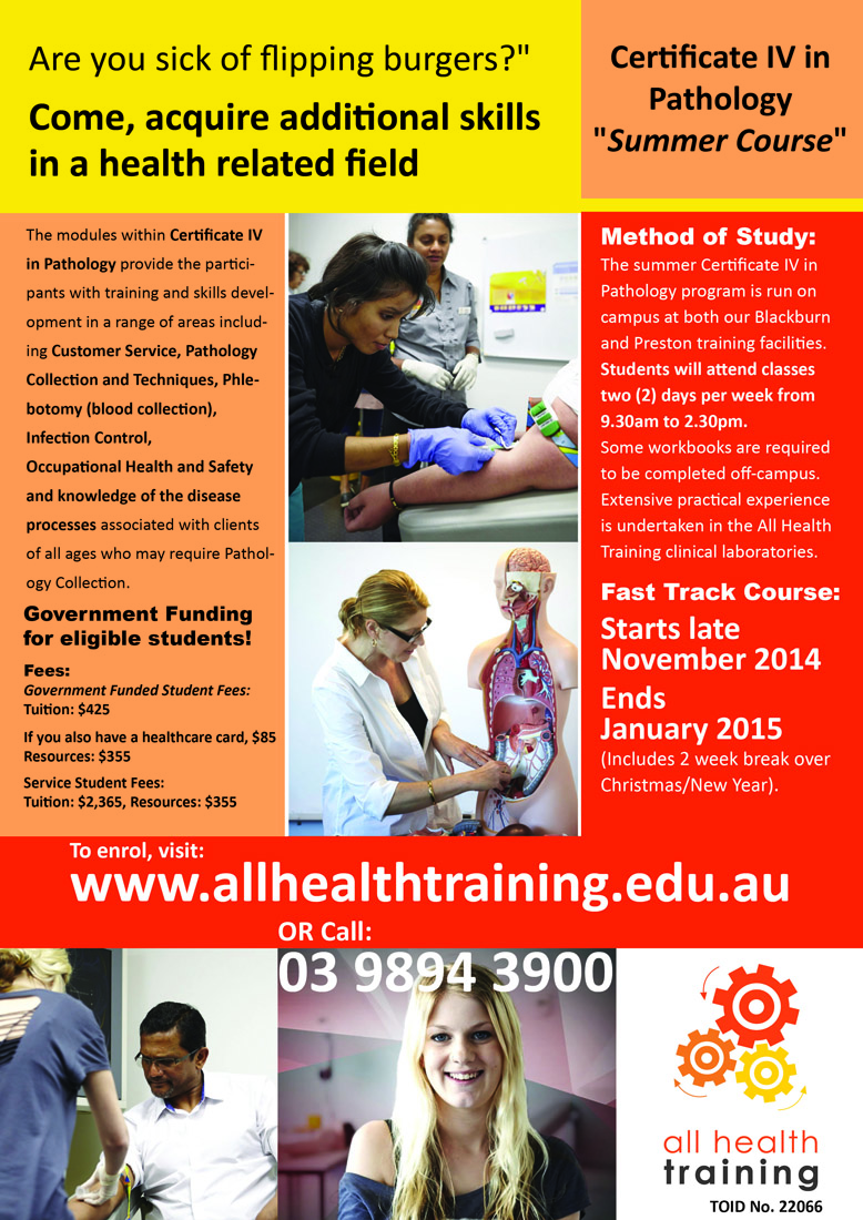 Flyer Design by Chandra for All Health Training | Design #4654719