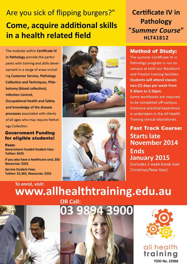 Flyer Design by Chandra for All Health Training | Design #4654858