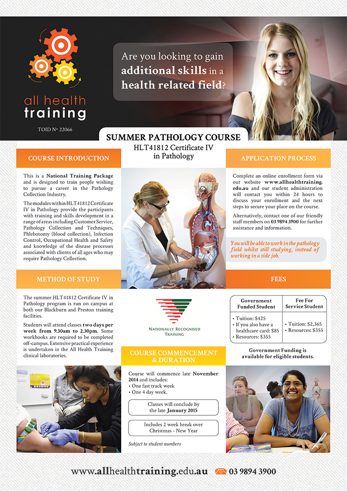 Flyer Design by Karen Gameiro for All Health Training | Design #4656883
