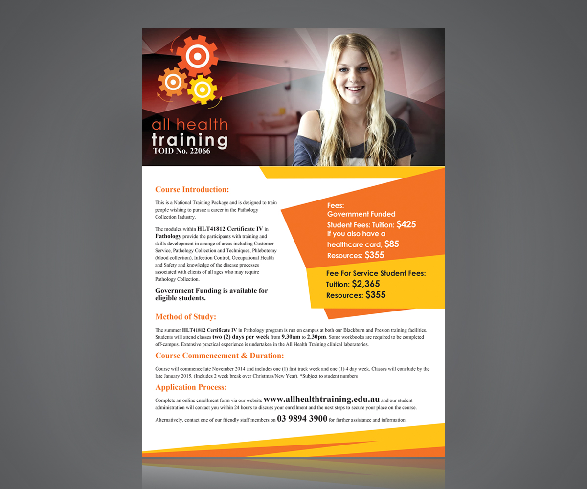 informational brochure design