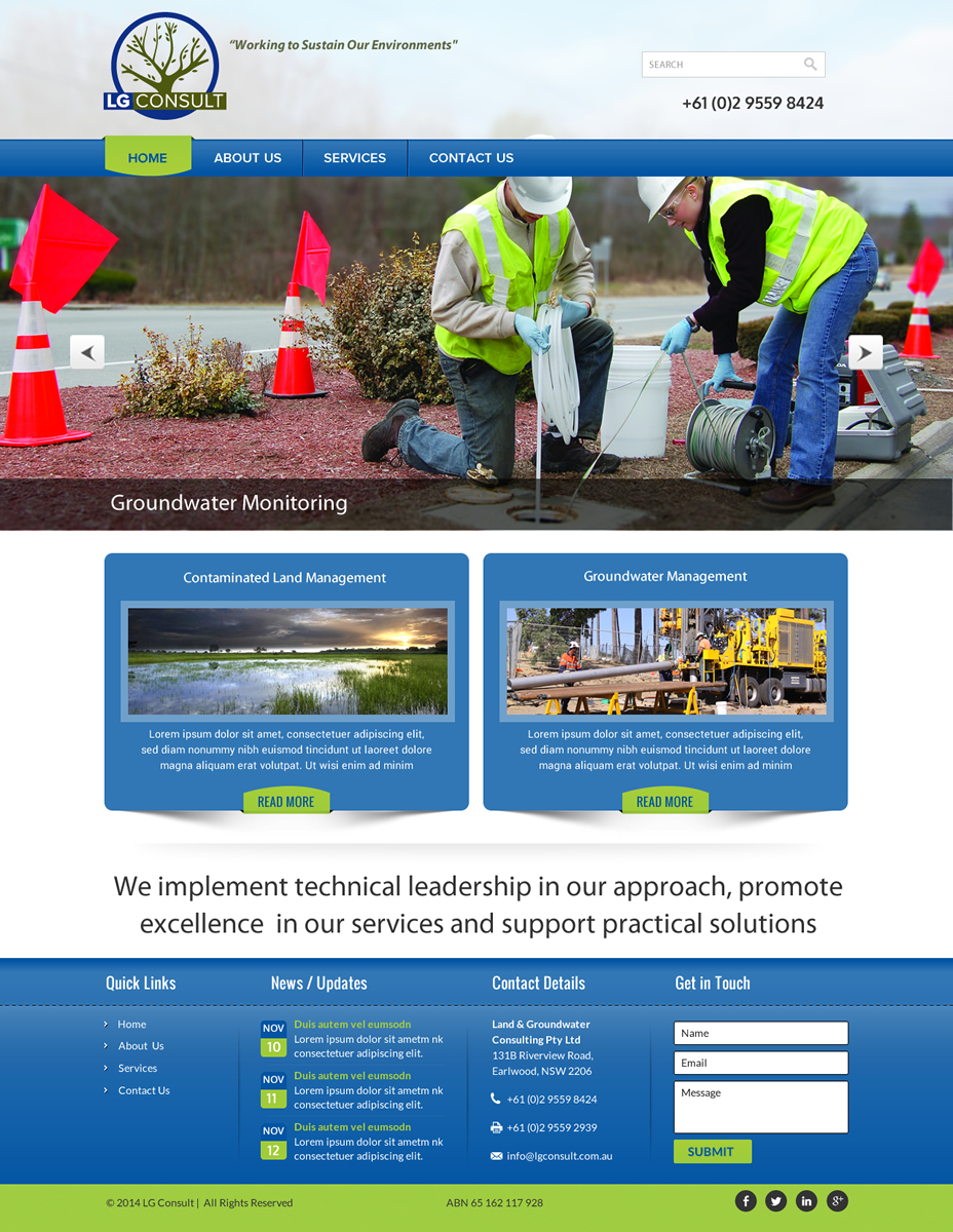 Web Design by Sbss for LG Consult | Design: #4925830