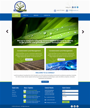 Web Design by Mac Ruskin for LG Consult | Design: #4888351