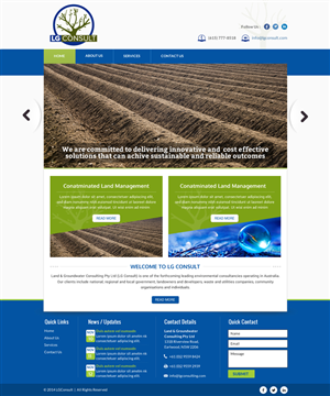 Web Design by Mac Ruskin for LG Consult | Design: #4888361