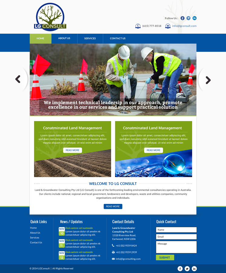 Web Design by Mac Ruskin for LG Consult | Design #4888368