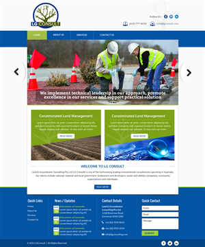 Web Design by Mac Ruskin for LG Consult | Design: #4888368