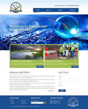 Web Design by Mac Ruskin for LG Consult | Design: #4888374
