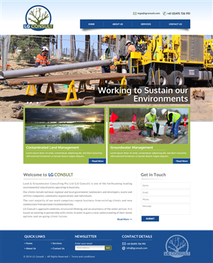 Web Design by Mac Ruskin for LG Consult | Design: #4888387