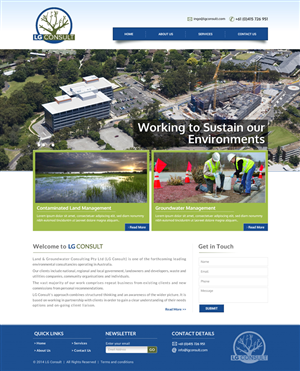 Web Design by Mac Ruskin for LG Consult | Design: #4888409