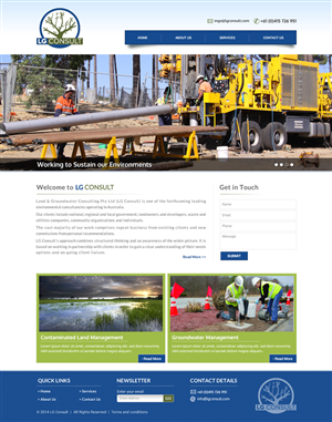 Web Design by Mac Ruskin for LG Consult | Design: #4888421