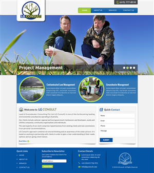 Web Design by Mac Ruskin for LG Consult | Design: #4902567