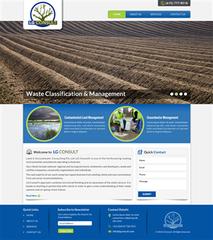 Web Design by Mac Ruskin for LG Consult | Design: #4902572