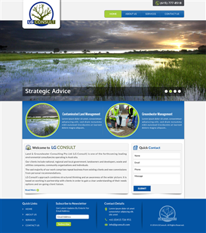 Web Design by Mac Ruskin for LG Consult | Design: #4902580