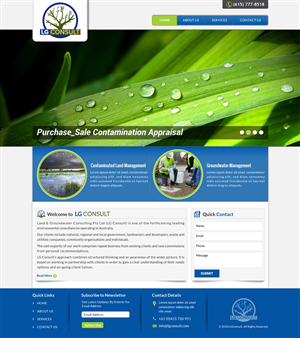 Web Design by Mac Ruskin for LG Consult | Design: #4902585