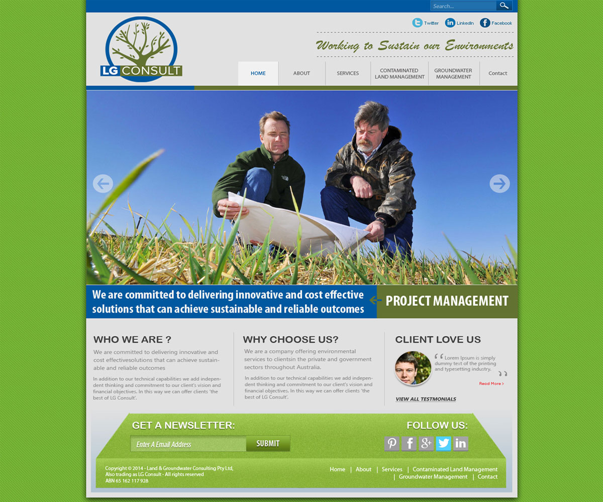 Web Design by Xclusive Designer for LG Consult | Design #4885684