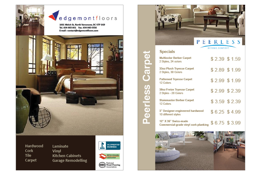 Flyer Design by rkailas for Edgemont Floors | Design #1340485