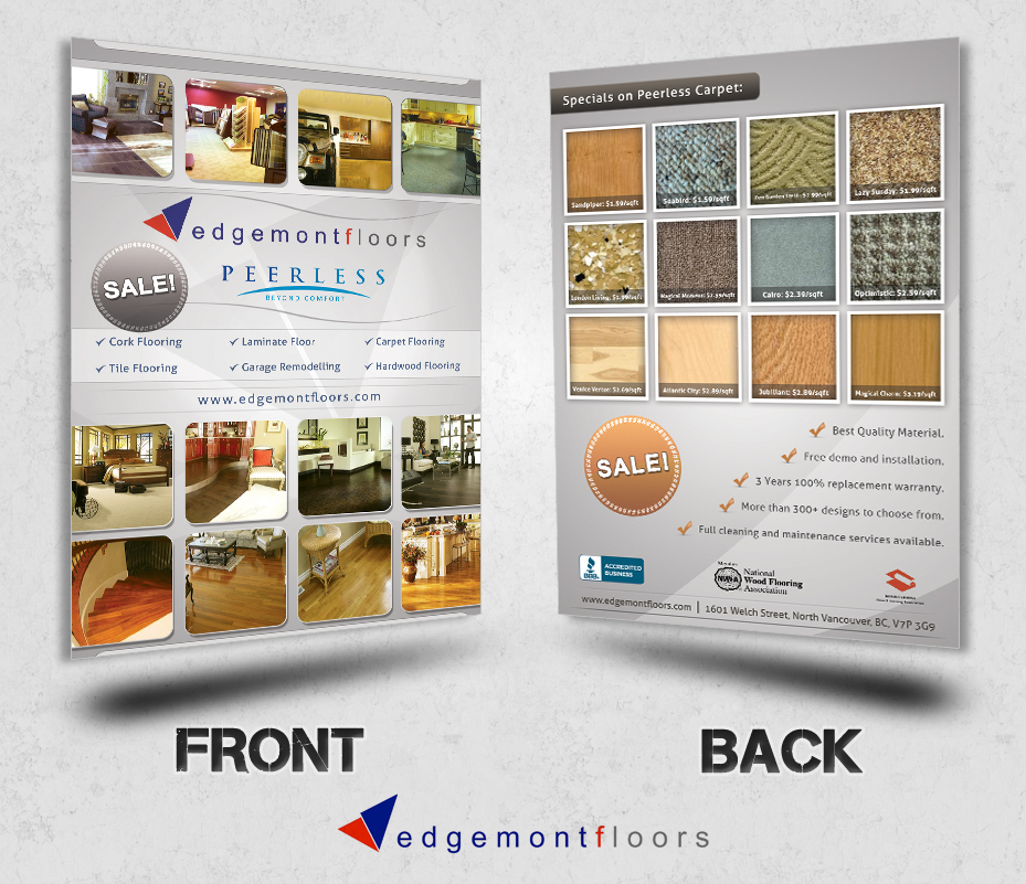 Design de Flyer par Creative Chamber pour Edgemont Floors | Design #1329443