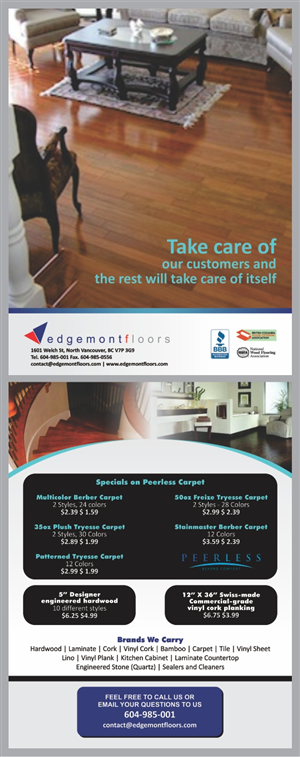 Flyer Design by barinix for Edgemont Floors | Design #1343969