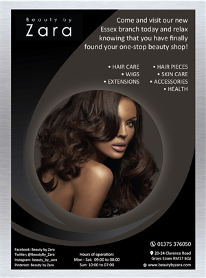 Flyer Design by Mac Ruskin for Beauty by Zara Ltd | Design: #4656461