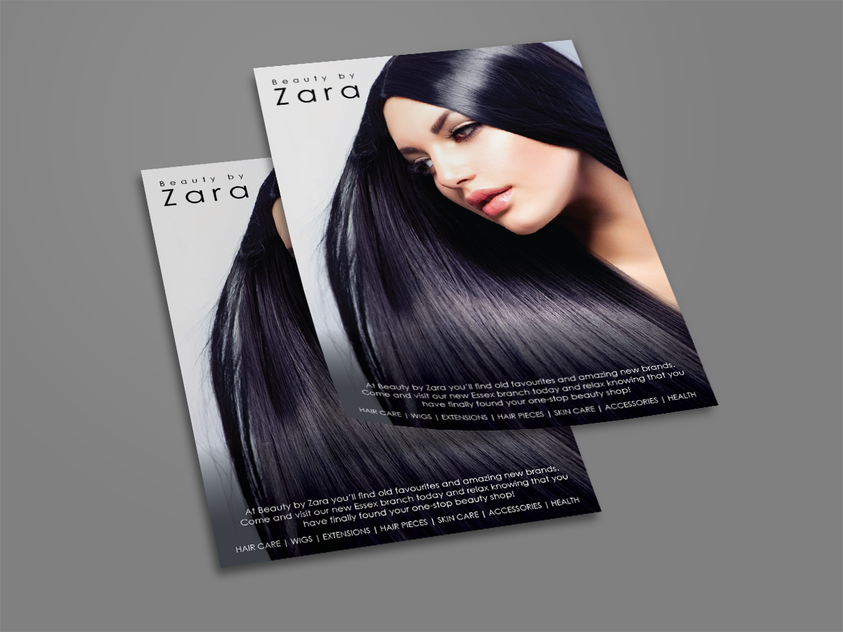 Flyer Design by romy for Beauty by Zara Ltd | Design #4652931