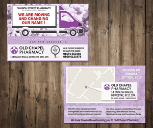 Pharmacy Moving Flyer Design