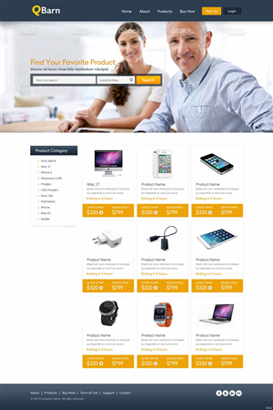 Landing Page Design by pb for this project | Design: #4663474