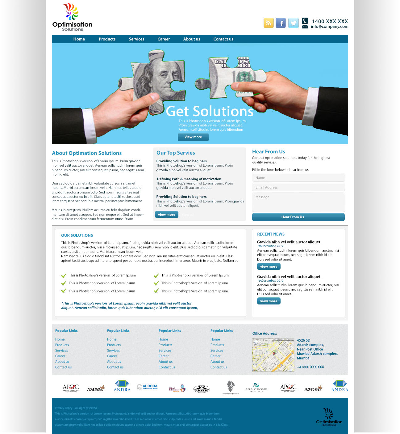Web Design by WirePaper for this project | Design #1357809