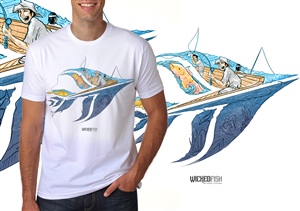 Design de T-shirt par dongkrak studio pour Wicked Fish Apparel, LLC | Design : #4734787