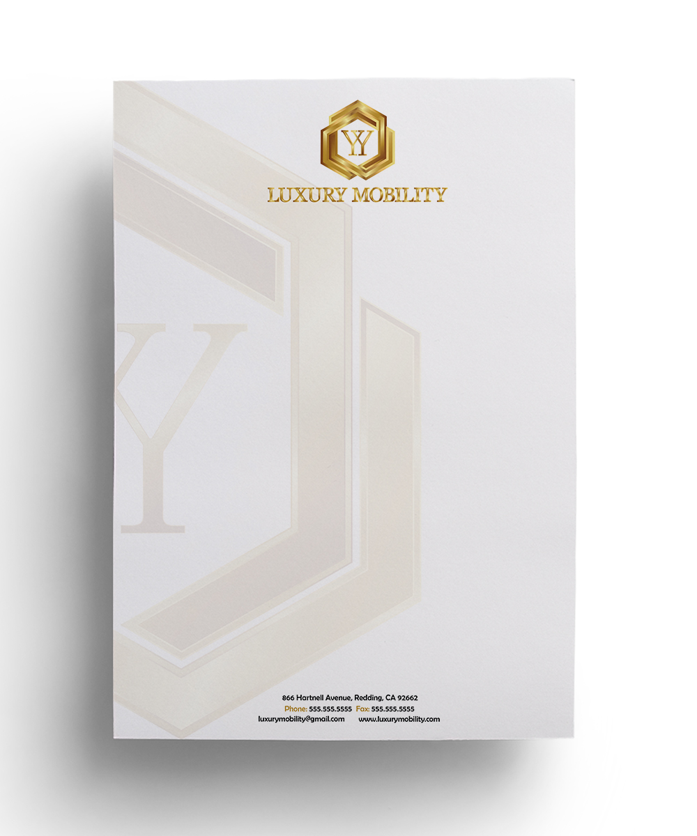 Stationery Design by Dona for Luxury Mobility | Design #5045523