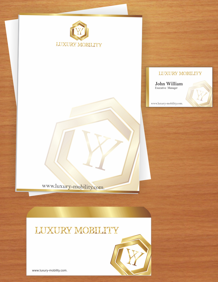 Design de Papeterie par Salma Dzhafirah pour Luxury Mobility | Design #5044389