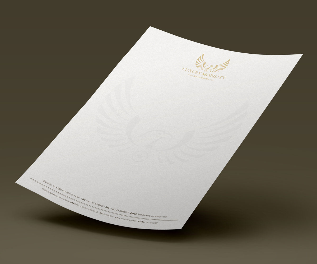 Diseño de Papelería por logodentity para Luxury Mobility | Diseño #4700770