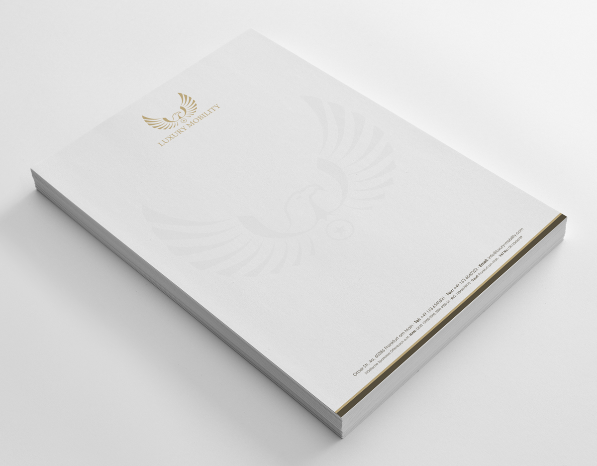 Stationery Design by logodentity for Luxury Mobility | Design #4706006