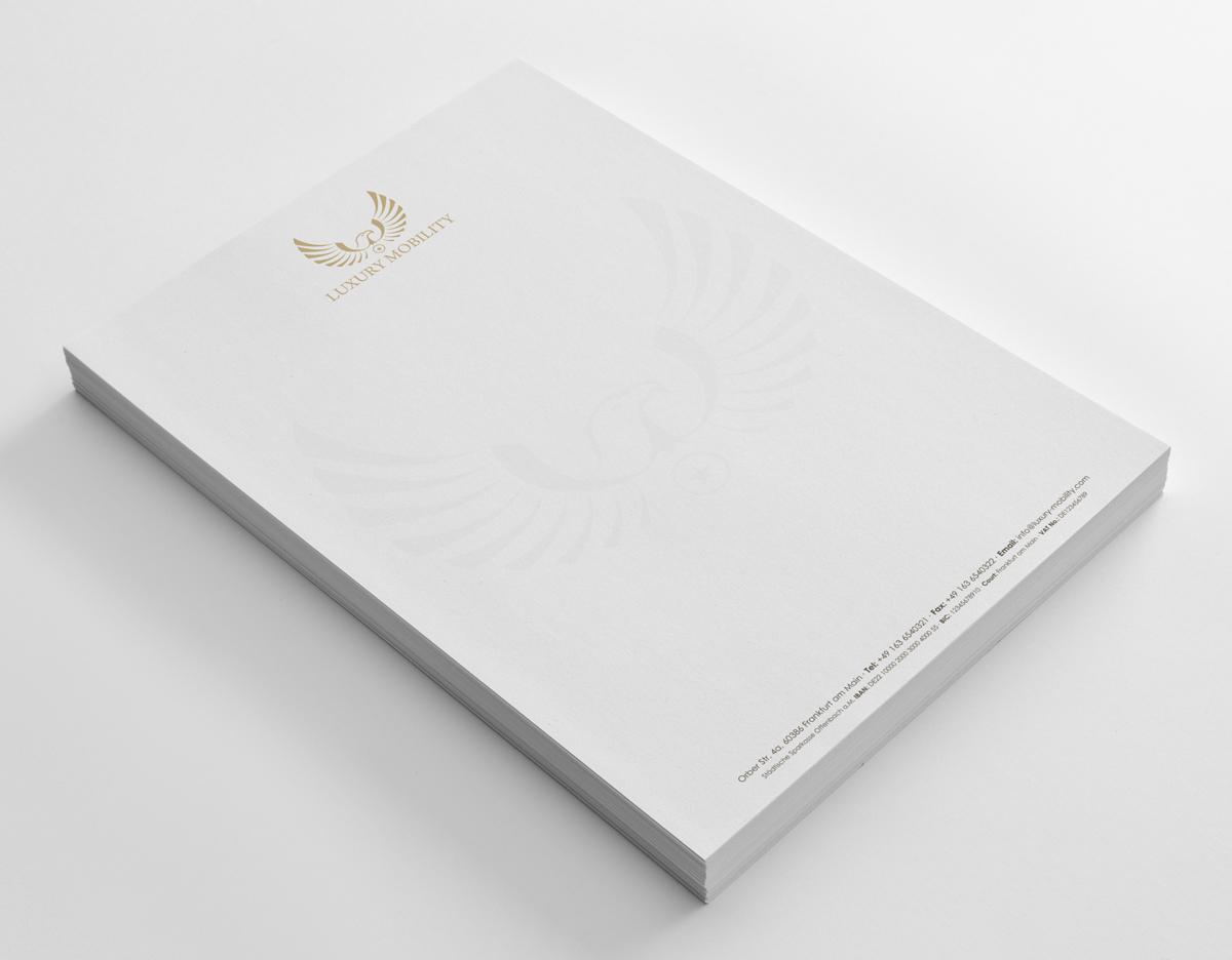 Diseño de Papelería por logodentity para Luxury Mobility | Diseño #4714981