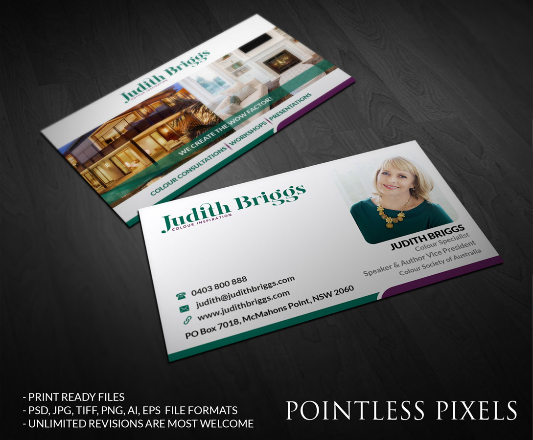 Diseño de Tarjeta de Presentación por Pointless Pixels India para este proyecto | Diseño #4692813