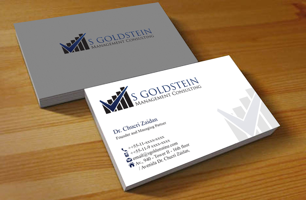 Design de Carte de Visite par Hardcore Design pour S GOLDSTEIN CONSULTING | Design #4753202