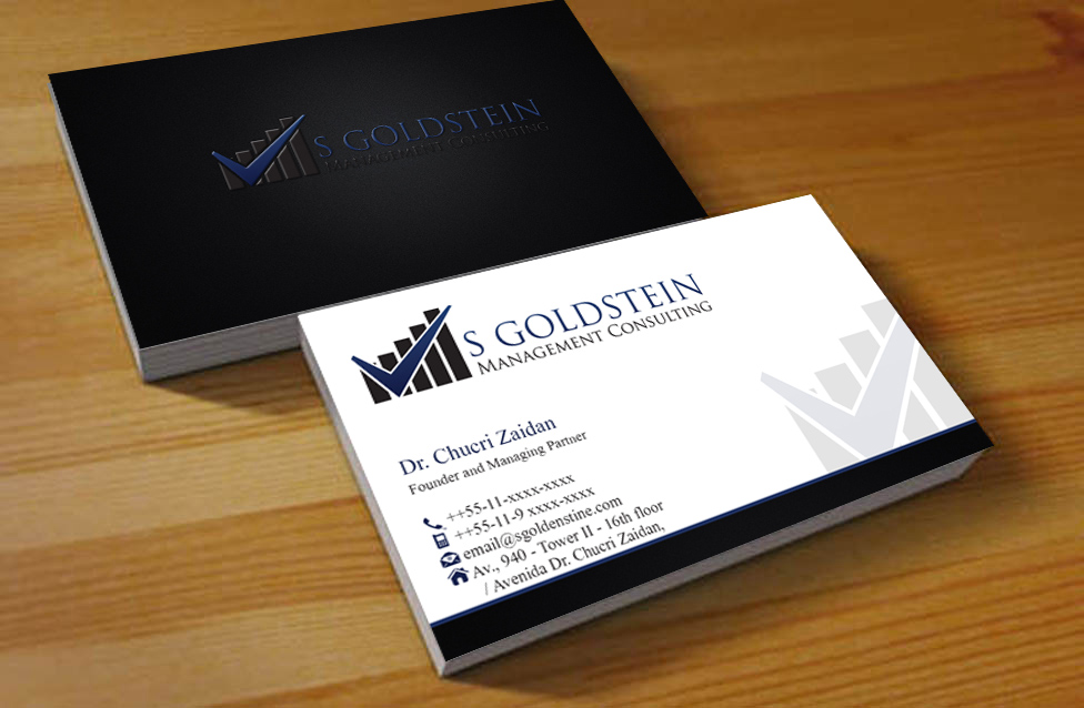 Design de Carte de Visite par Hardcore Design pour S GOLDSTEIN CONSULTING | Design #4753206