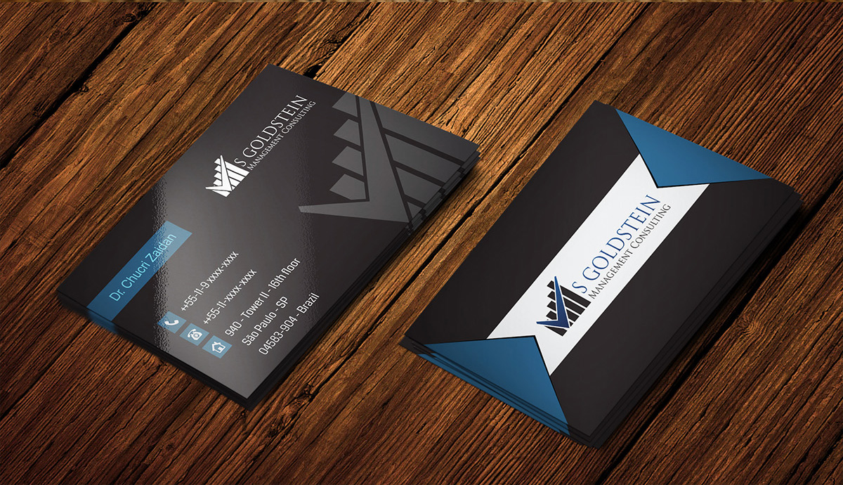 Diseño de Tarjeta de Presentación por Md Roni para S GOLDSTEIN CONSULTING | Diseño #4746719