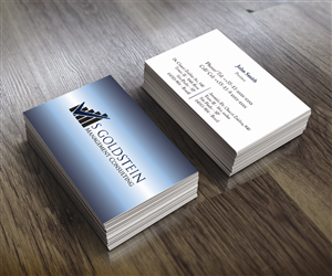 Business Card Design by wall-jamboree for S GOLDSTEIN CONSULTING | Design #4747005