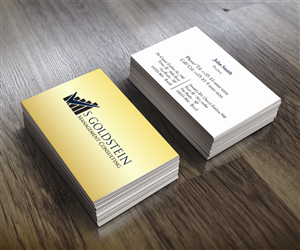 Design de Carte de Visite par wall-jamboree pour S GOLDSTEIN CONSULTING | Design : #4747006