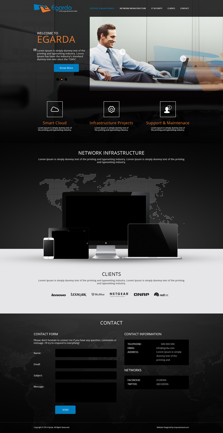 Wordpress Design by Impressive Sol for egarda | Design #4732221