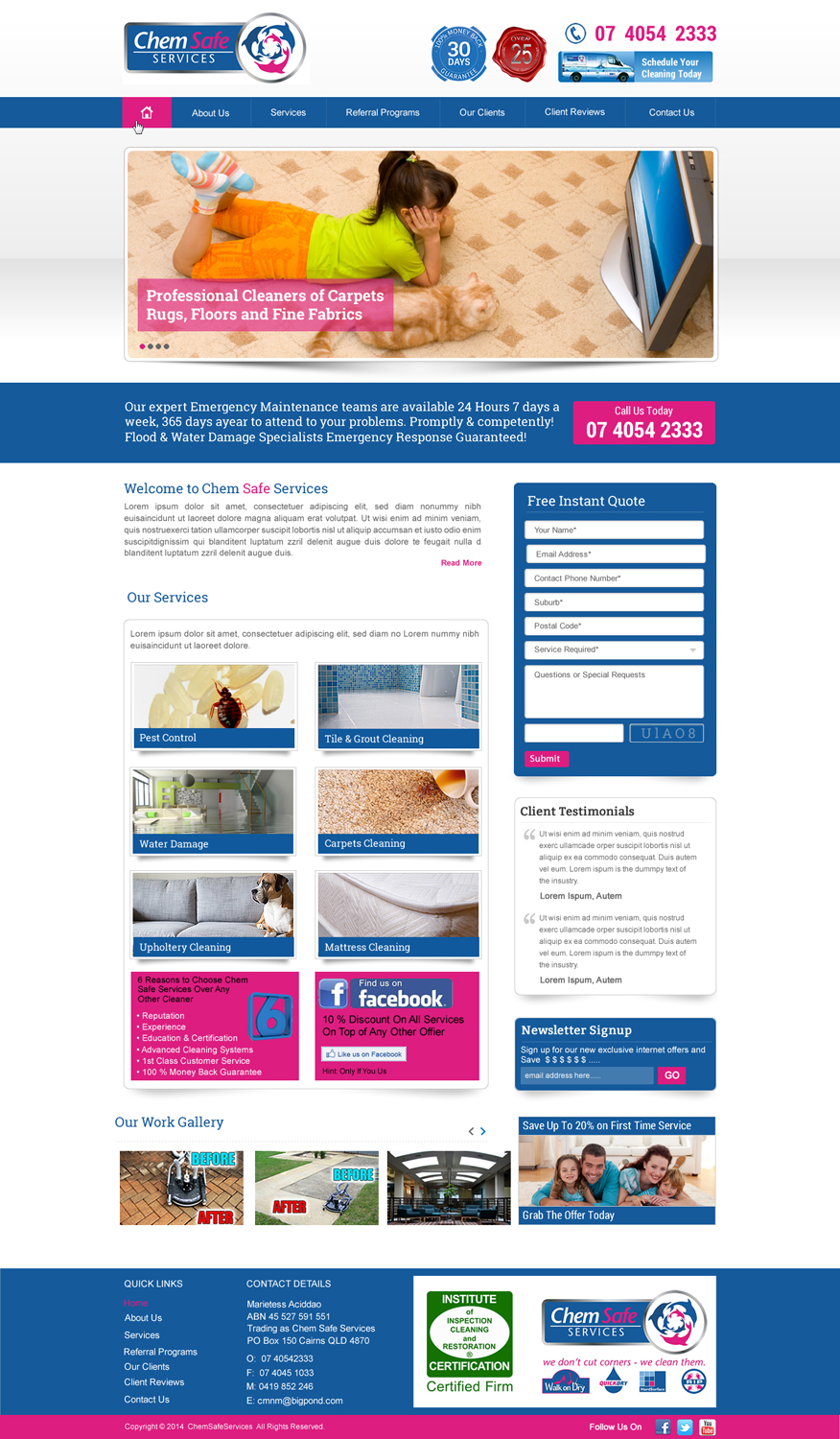 Web Design by HarmiDesigning for this project | Design #4692491