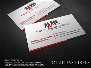 Business Card Design by Pointless Pixels India for this project | Design: #4692340