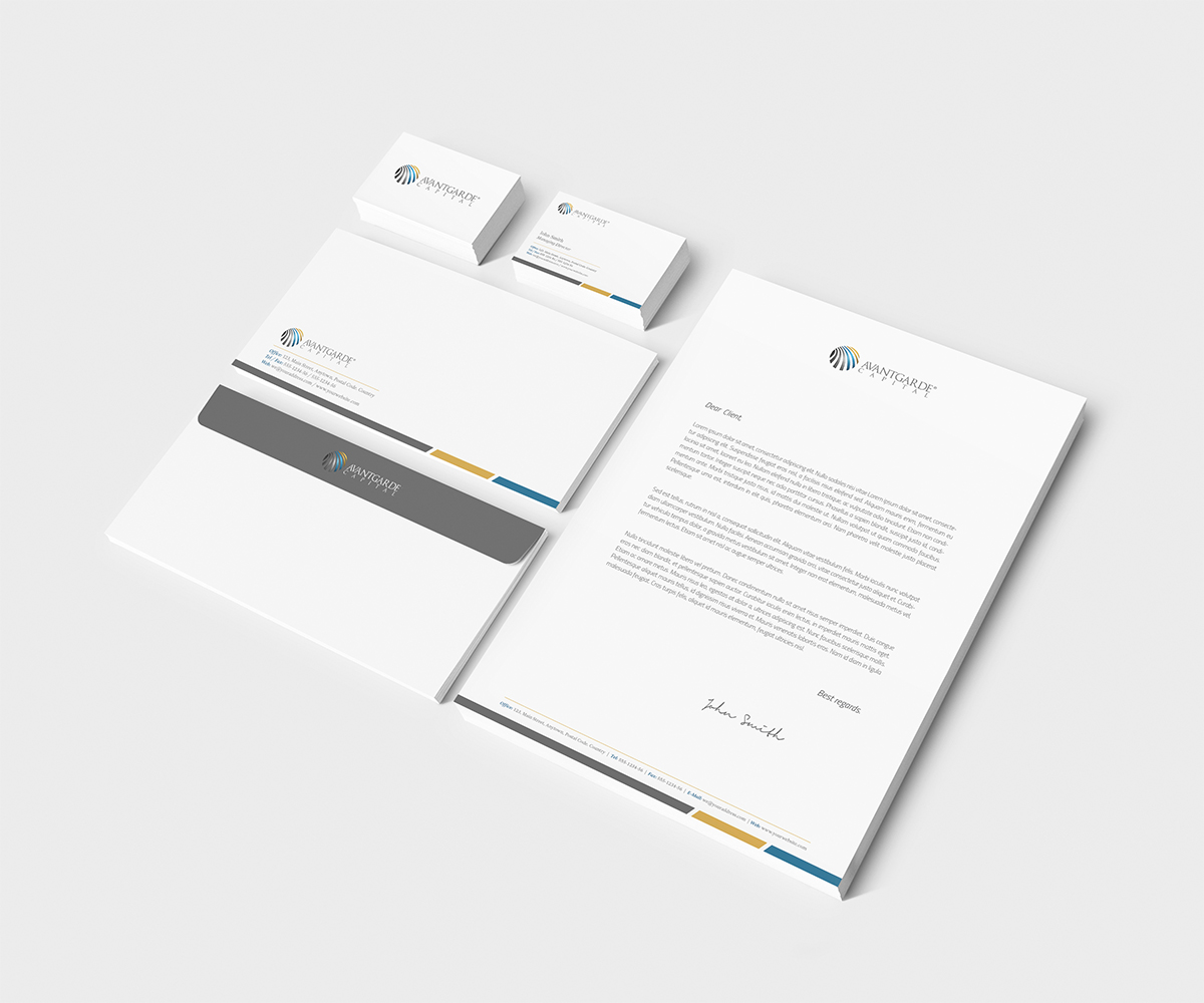 Stationery Design by Owtee-TheDreamer. for this project | Design #4719531