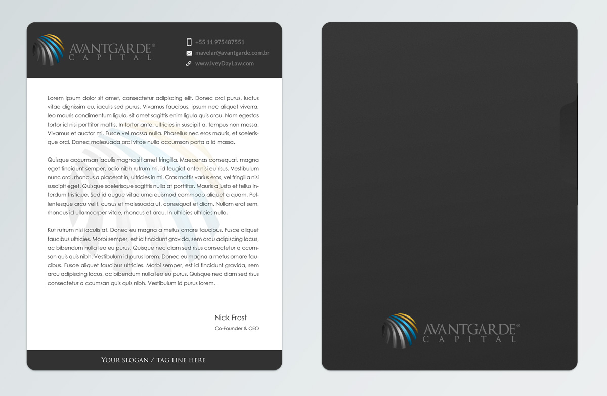 Stationery Design by Pointless Pixels India for this project | Design #4711672