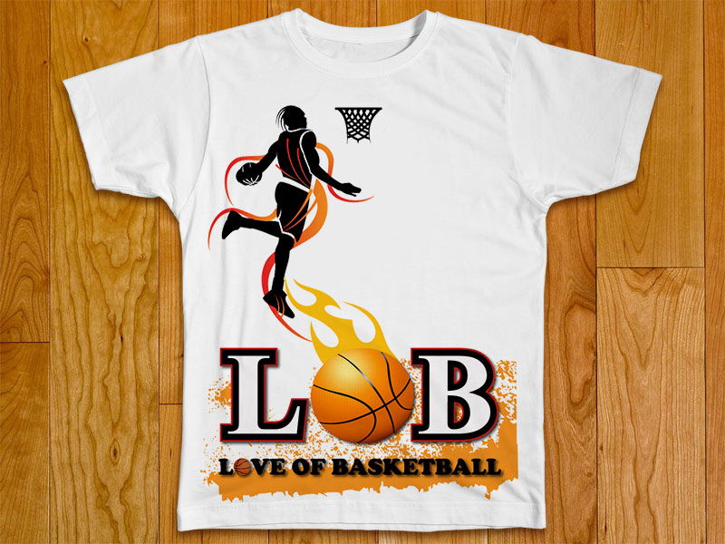 Diseño de Camiseta por Richard Rego para Love Of Basketball | Diseño #4675888