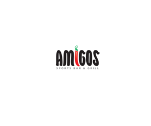 Amigos    Sports Bar & Grill | Logo-Design von Buck Tornado