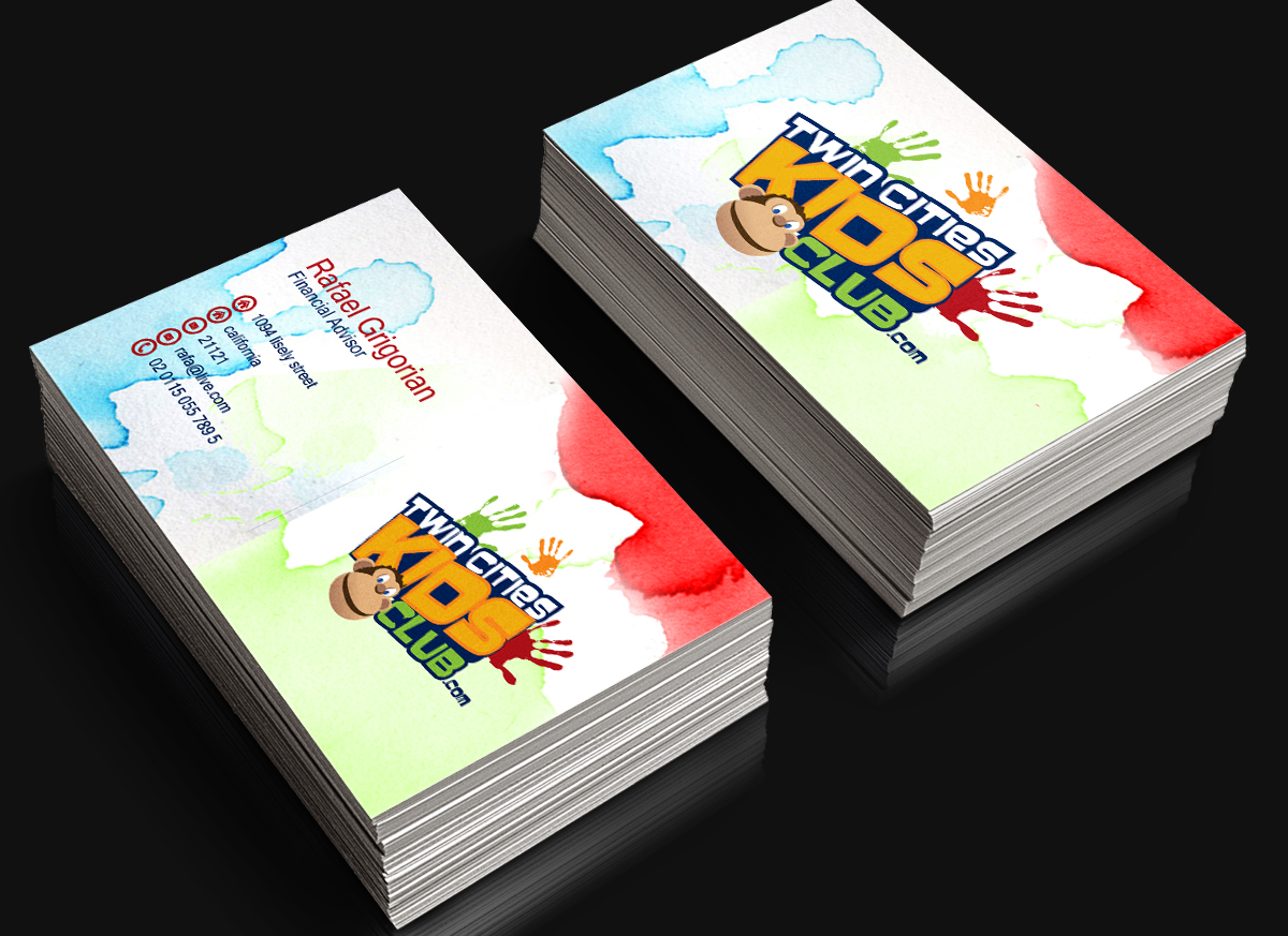 kids buisness cards