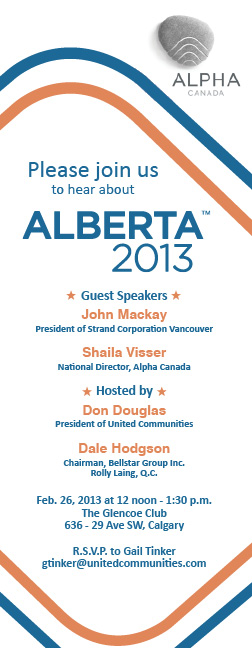 Invitation Design by rkailas for Alpha Ministries Canada | Design #1361857