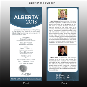 Einladungs-Design von Mon01 für Alpha Ministries Canada | Design: #1376463