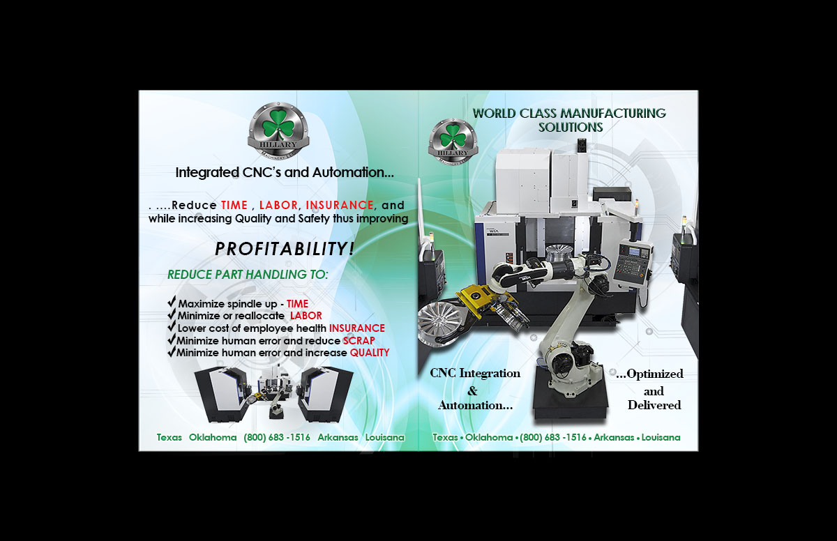 Design de Brochure par JaneMecs pour Hillary Machinery Inc | Design #4666563