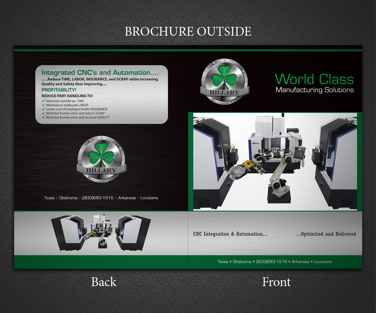 Diseño de Brochure por Mon01 para Hillary Machinery Inc | Diseño #4667258